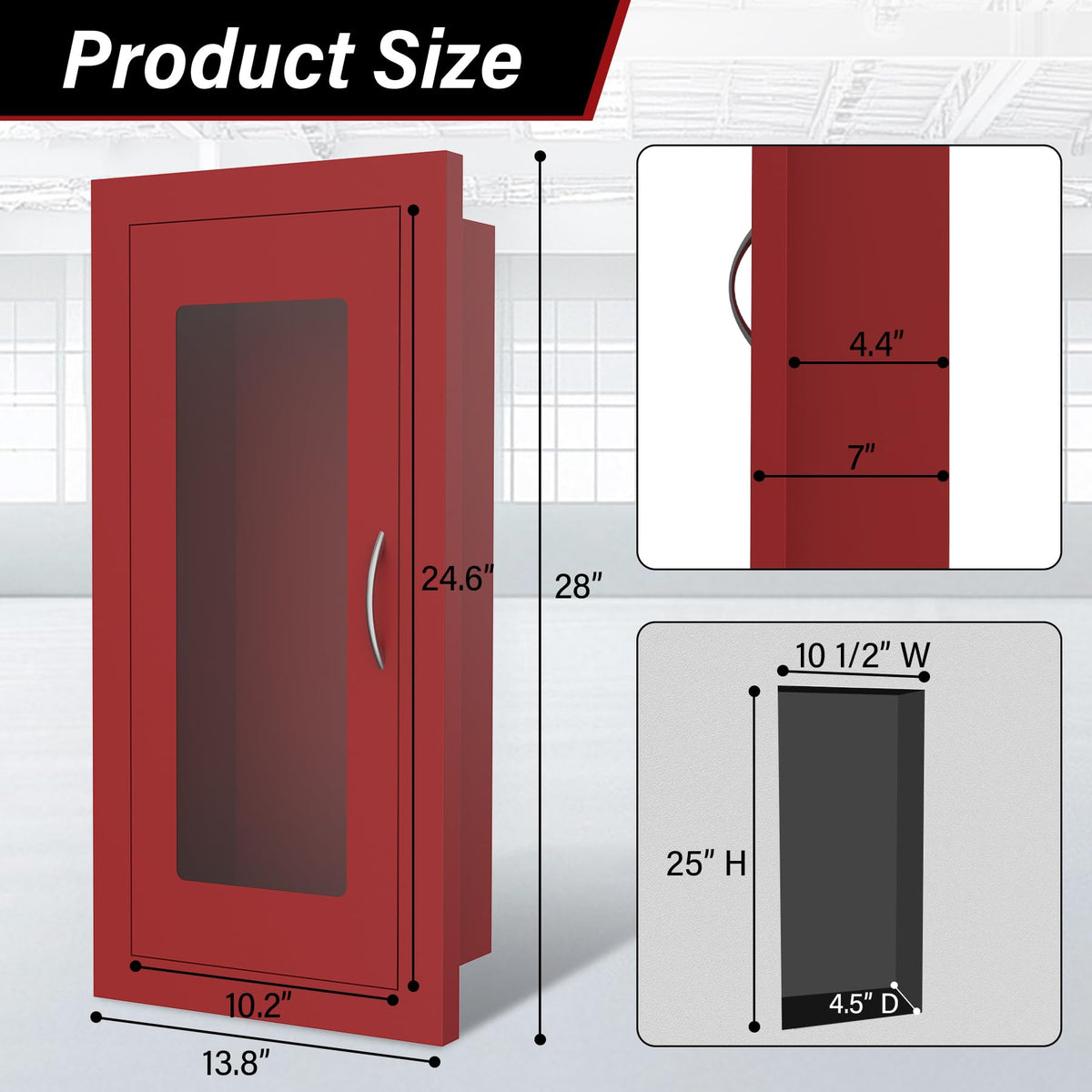 Recessed Wall Extinguisher Cabinet R321