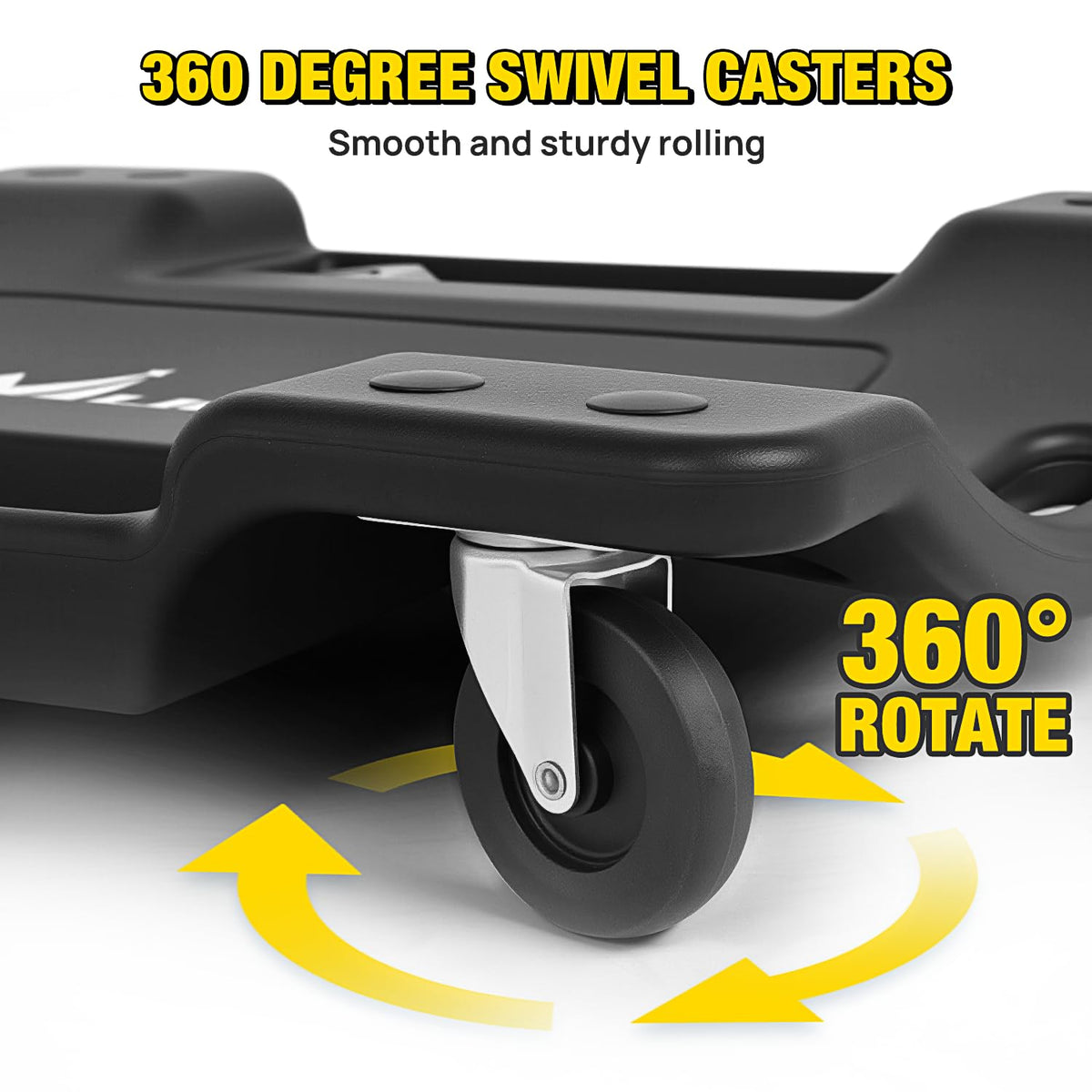 40" Mechanic Plastic Creeper with Padded Headrest S835331