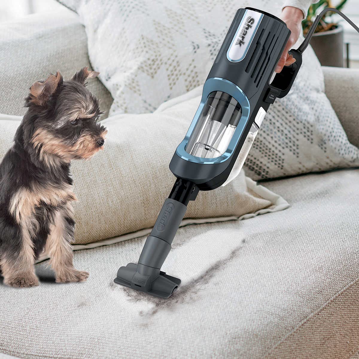Corded Stick Vacuum with Self-Cleaning Brushroll I364