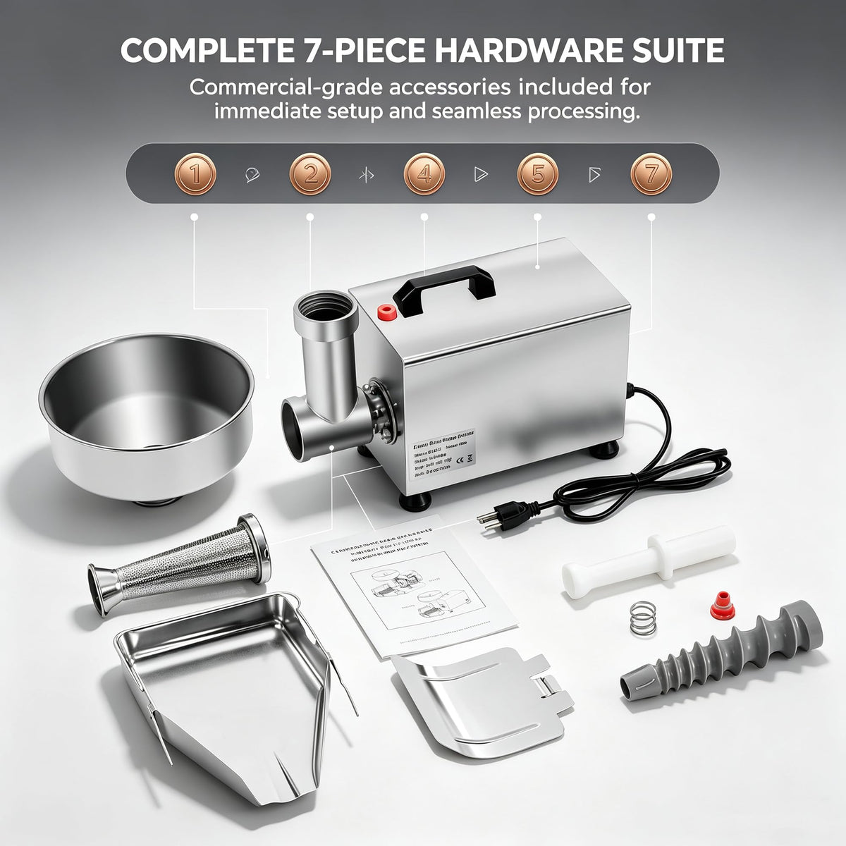 450W Electric Tomato Strainer M406