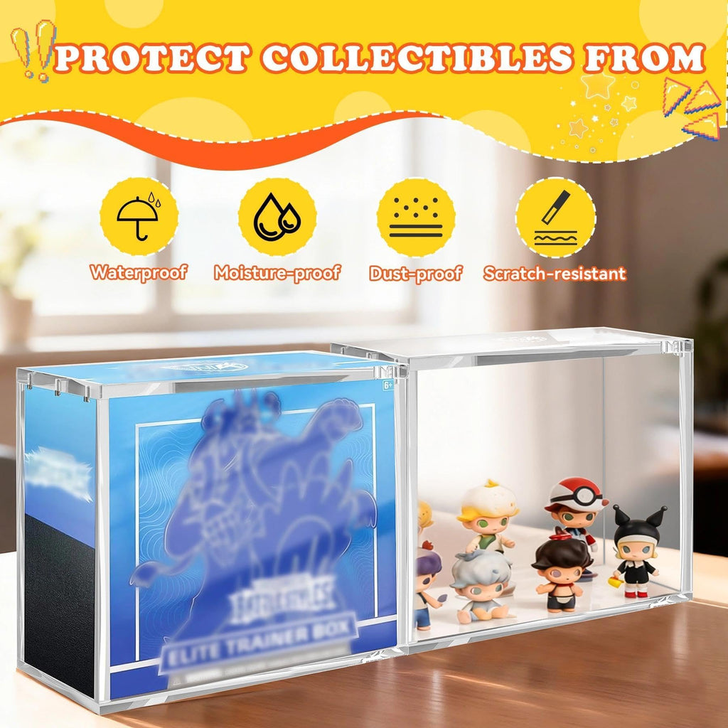 Acrylic Case 3 Pack, 8mm Magnetic Lid C417054