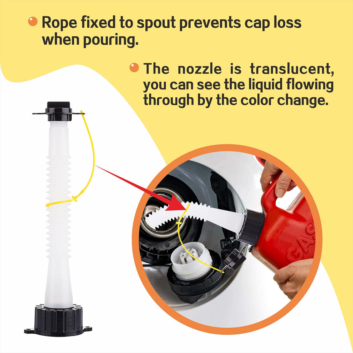 Gas Can Spouts Flexible Pour Nozzle Z34722