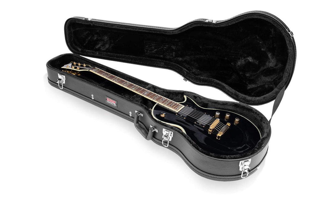 Hard-Shell Wood Case for Single-Cutaway Electric Guitars B459148