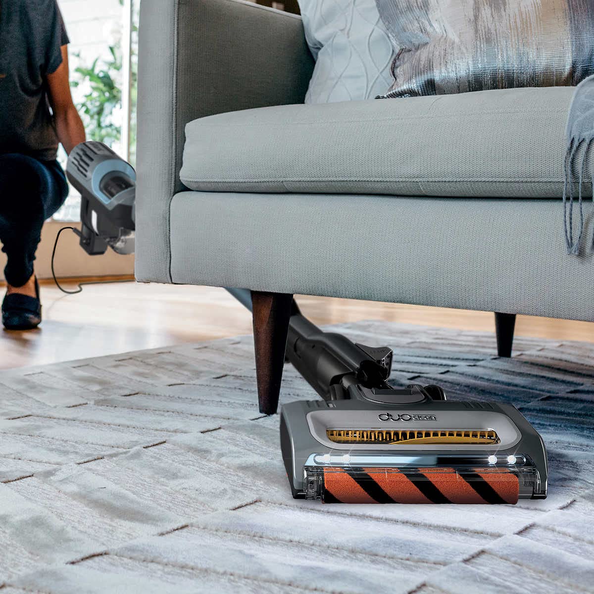 Corded Stick Vacuum with Self-Cleaning Brushroll I364