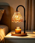 Glass Candle Warmer Lamp with Timer & Dimmer C576798