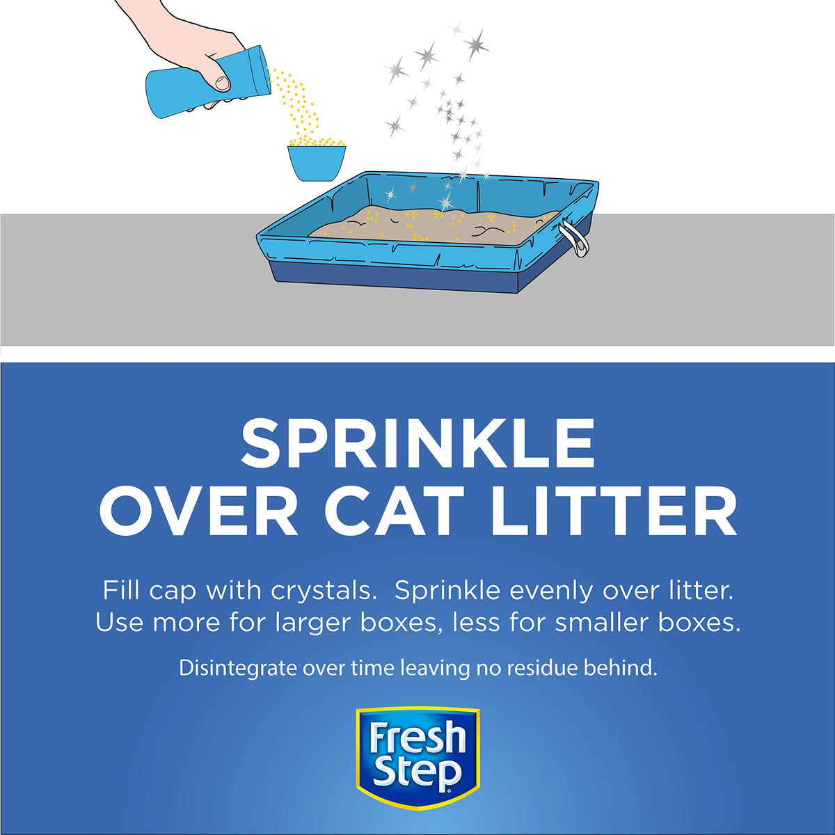 Cat Litter Crystals Summer Breeze Scent 15 Ounces 3 Pack T6862