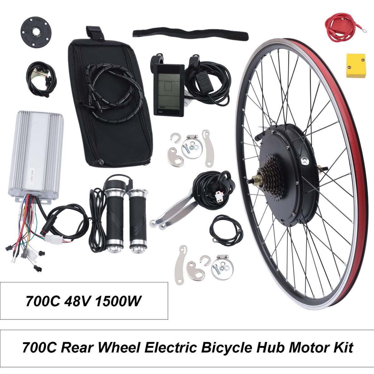 48V 1500W Rear Wheel Electric Bike Conversion Kit P4044