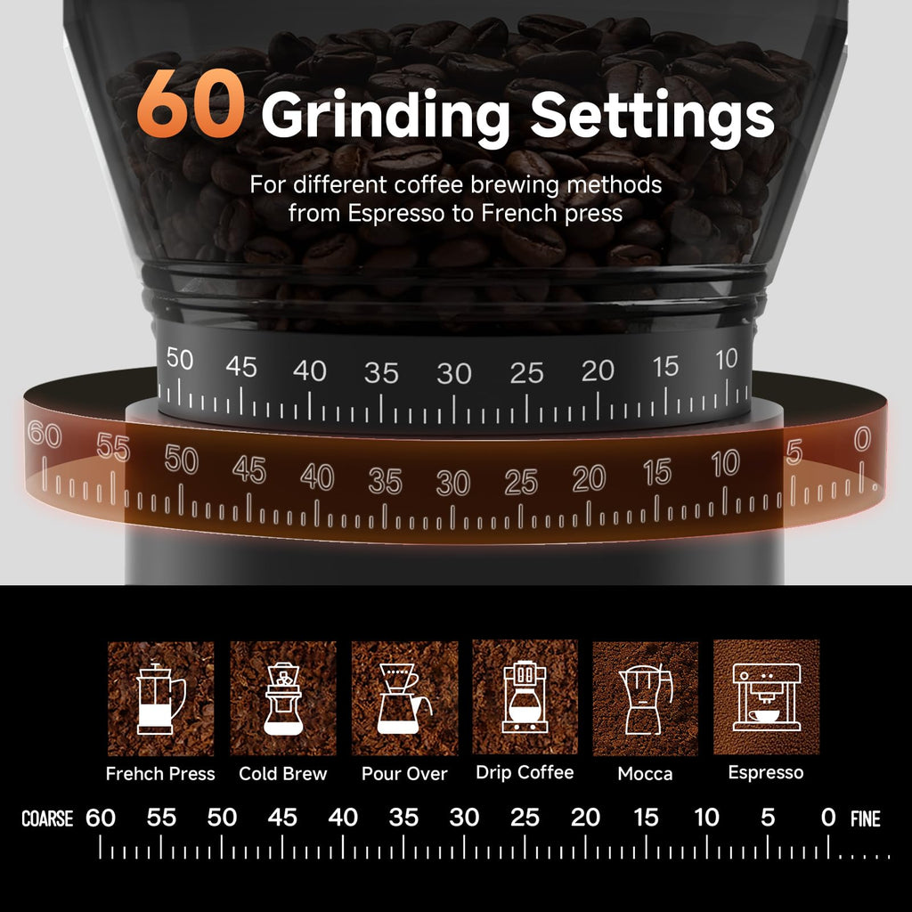 Cordless Burr Coffee Grinder with 60 Settings W15721