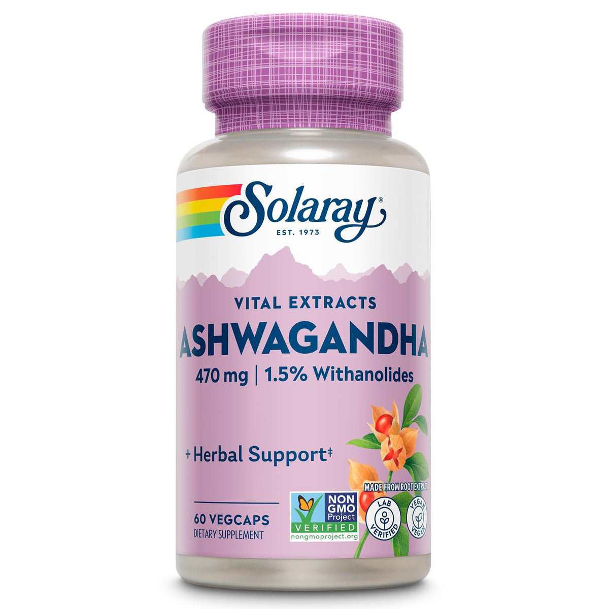 Ashwagandha 470 mg 60 VegCaps S45438