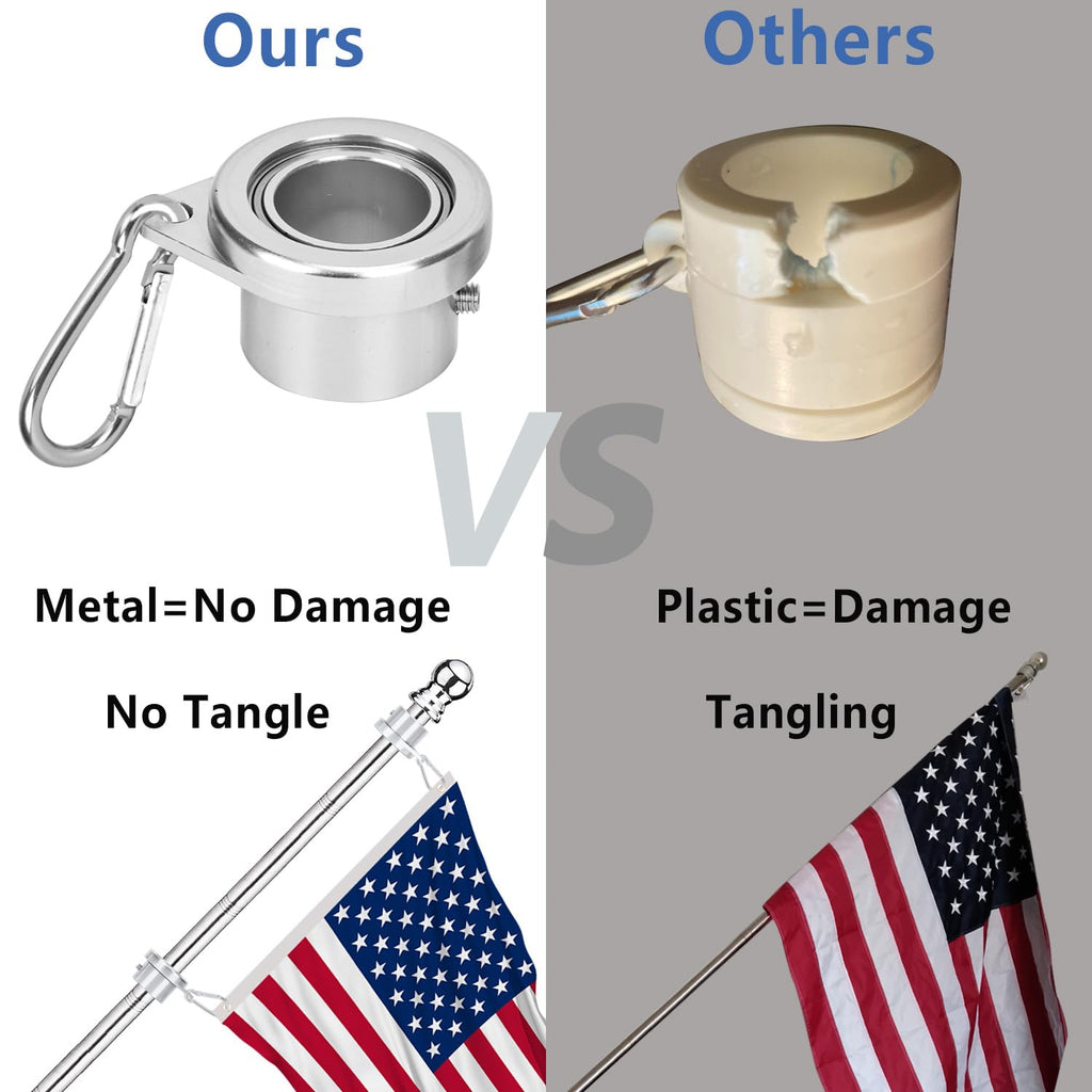 2 Pack 6 ft 1 inch Flag Poles C435