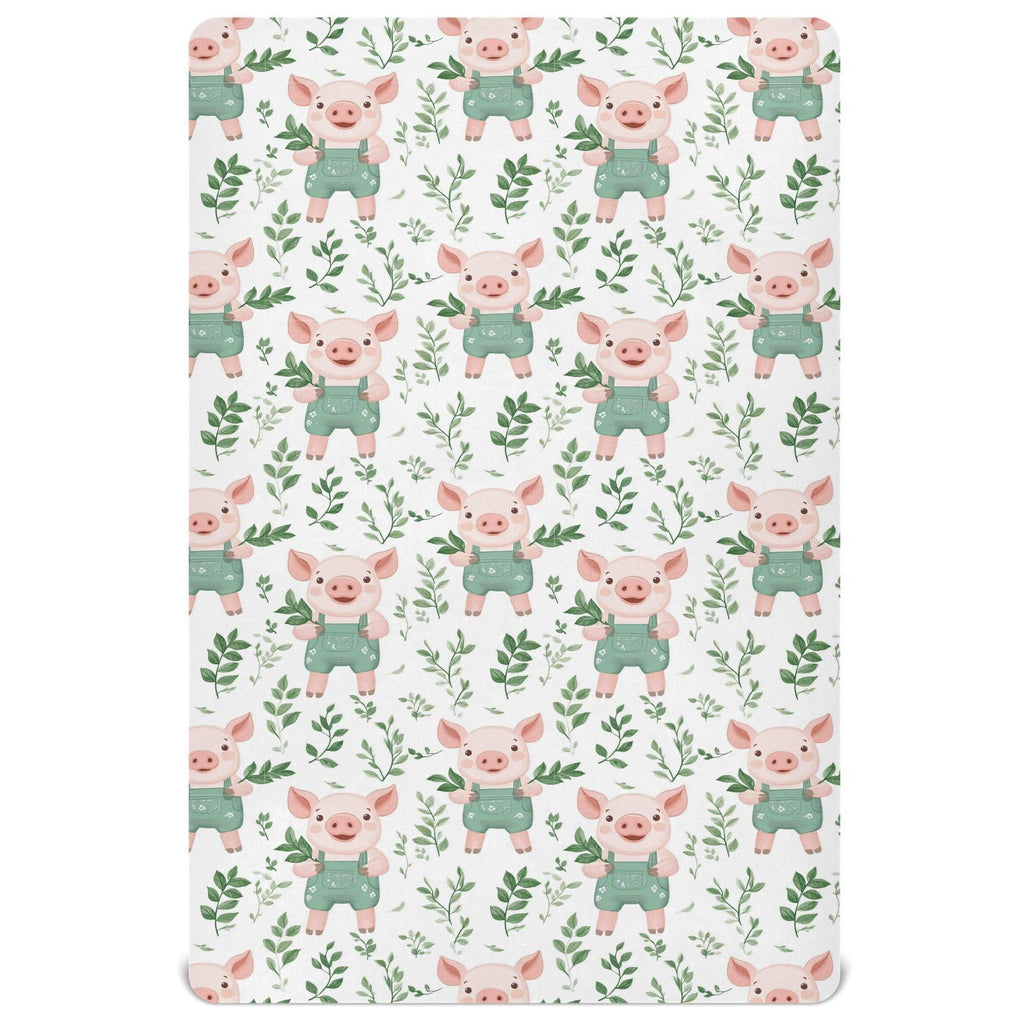 Soft Breathable Microfiber Crib Sheet Z6256