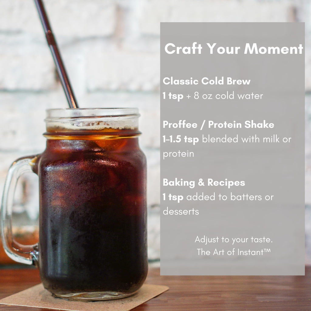Instant Cold Brew Coffee Powder, 10 oz A7209