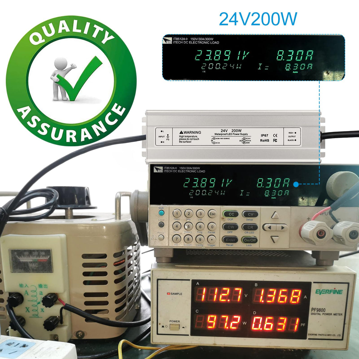 24V 200W IP67 Waterproof LED Power Supply P11973