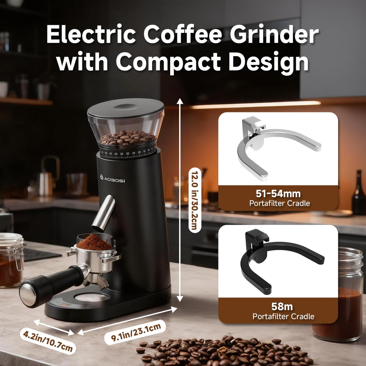 Cordless Burr Coffee Grinder with 60 Settings W15721