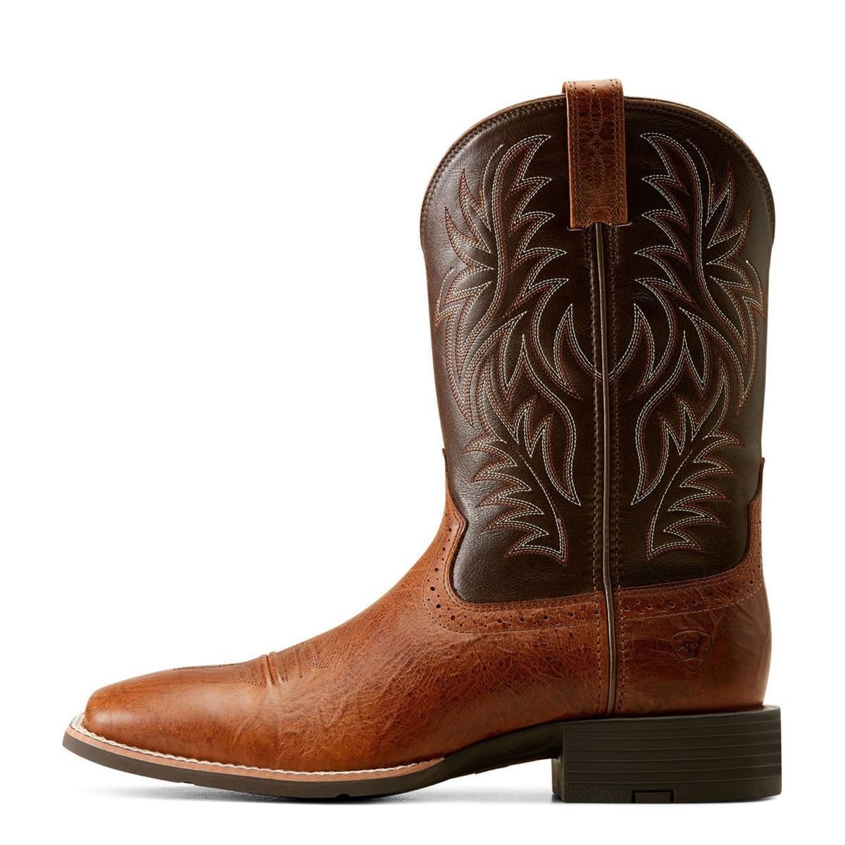 Western Wide Square Toe Cowboy Boot G487