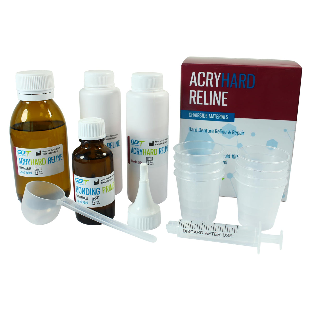 Self-Curing Hard Denture Reline Kit, Pink M311