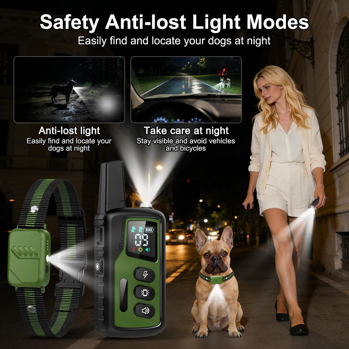 IP68 Waterproof Dog Training Collar with Remote U9700