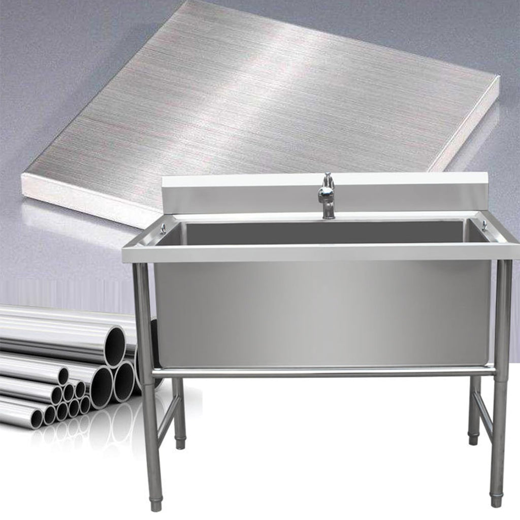 47" Stainless Steel Dog Grooming Tub with Stairs H997583
