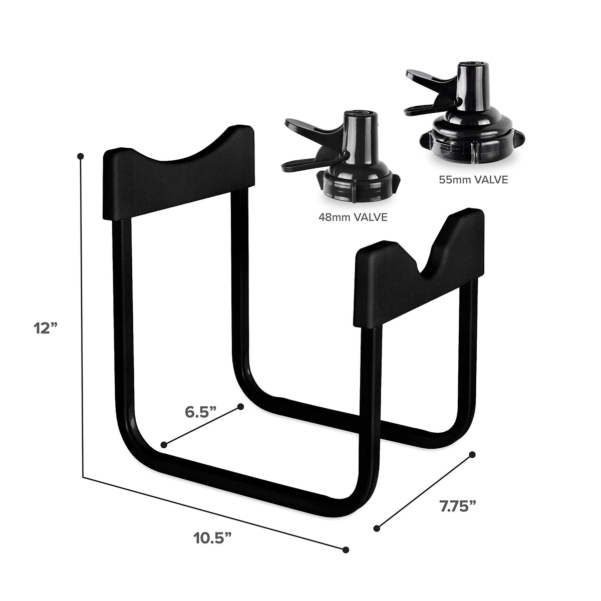 Stainless Steel Water Jug Stand with 2 Dispenser Valves T902484