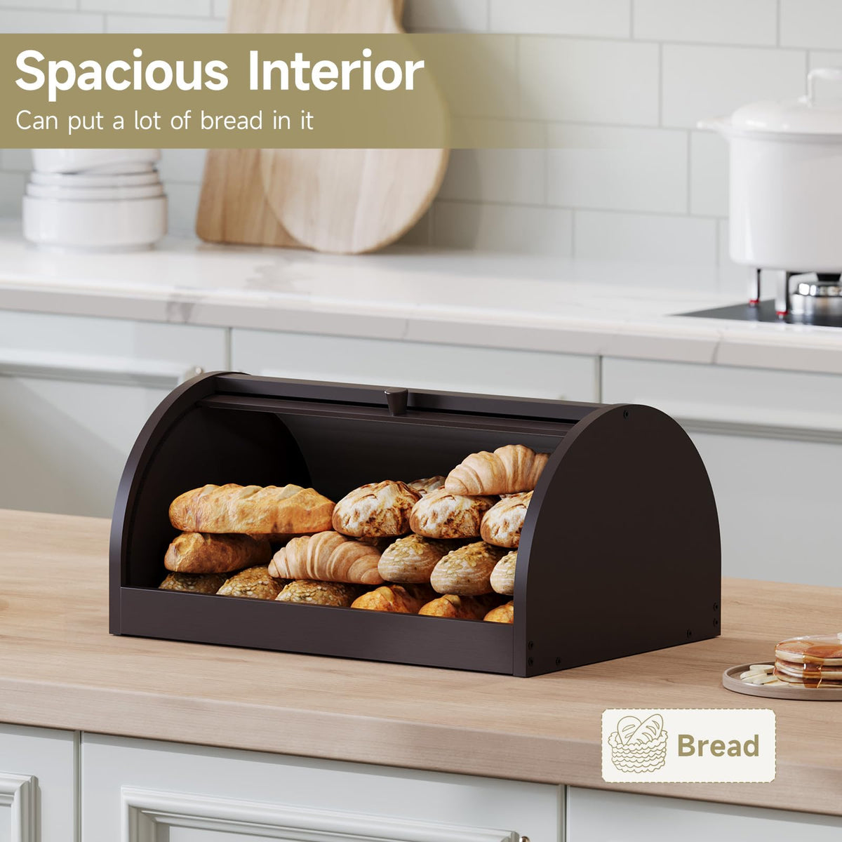 Roll-Top Bread Box J4967