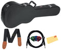 Hard-Shell Wood Case for Single-Cutaway Electric Guitars B459148
