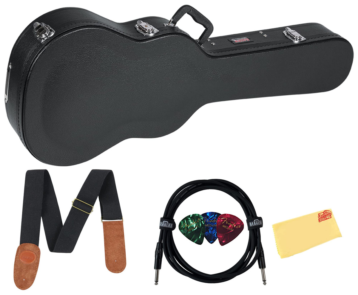 Hard-Shell Wood Case for Single-Cutaway Electric Guitars B459148