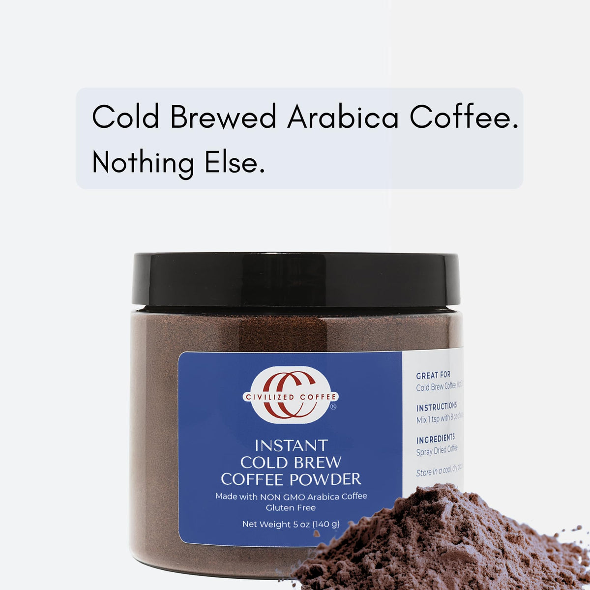 Instant Cold Brew Coffee Powder, 10 oz A7209