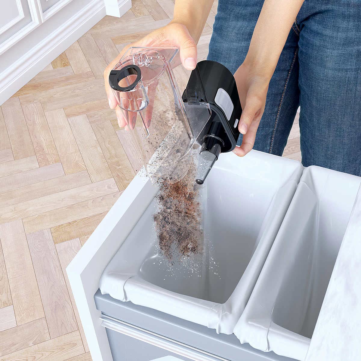 Corded Stick Vacuum with Self-Cleaning Brushroll I364