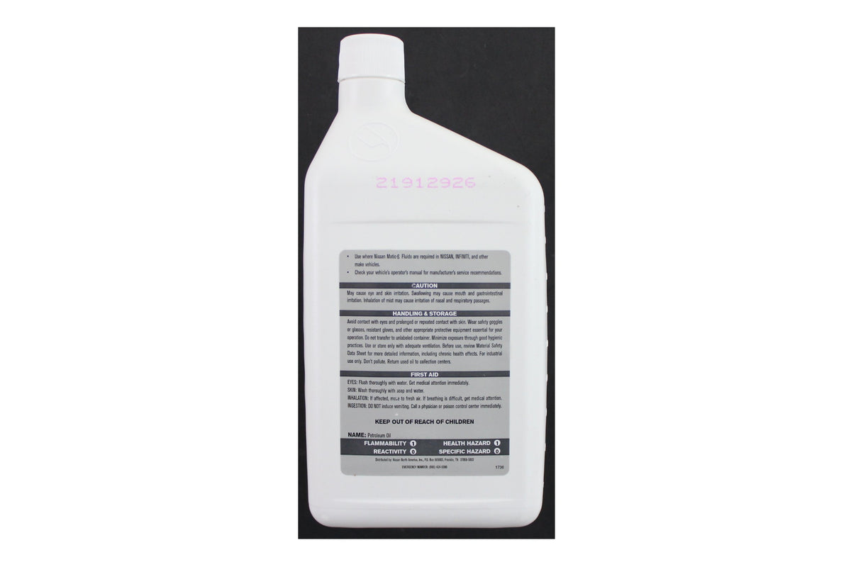 Automatic Transmission Fluid 1 Quart W49254
