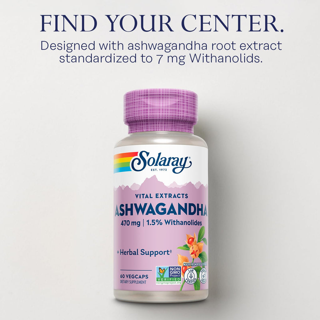 Ashwagandha 470 mg 60 VegCaps S45438