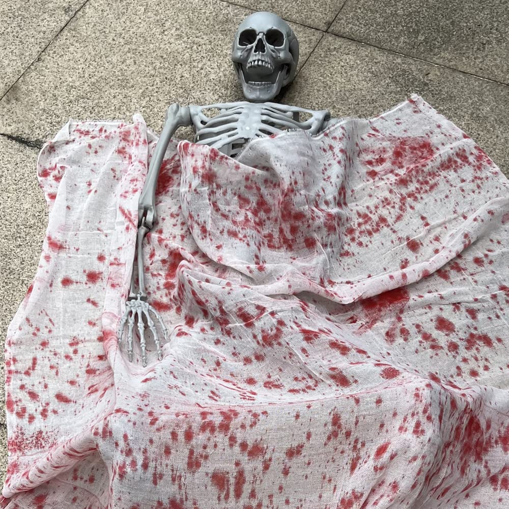 5.4Ft Life Size Skeleton with Movable Joints H393050