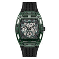 Men's Analog Watch with Silicone Bracelet and 50M Water Resistance Q93639