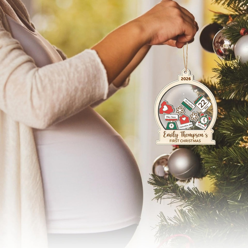 Baby's First Christmas Ornament 2026 Spherical I70170