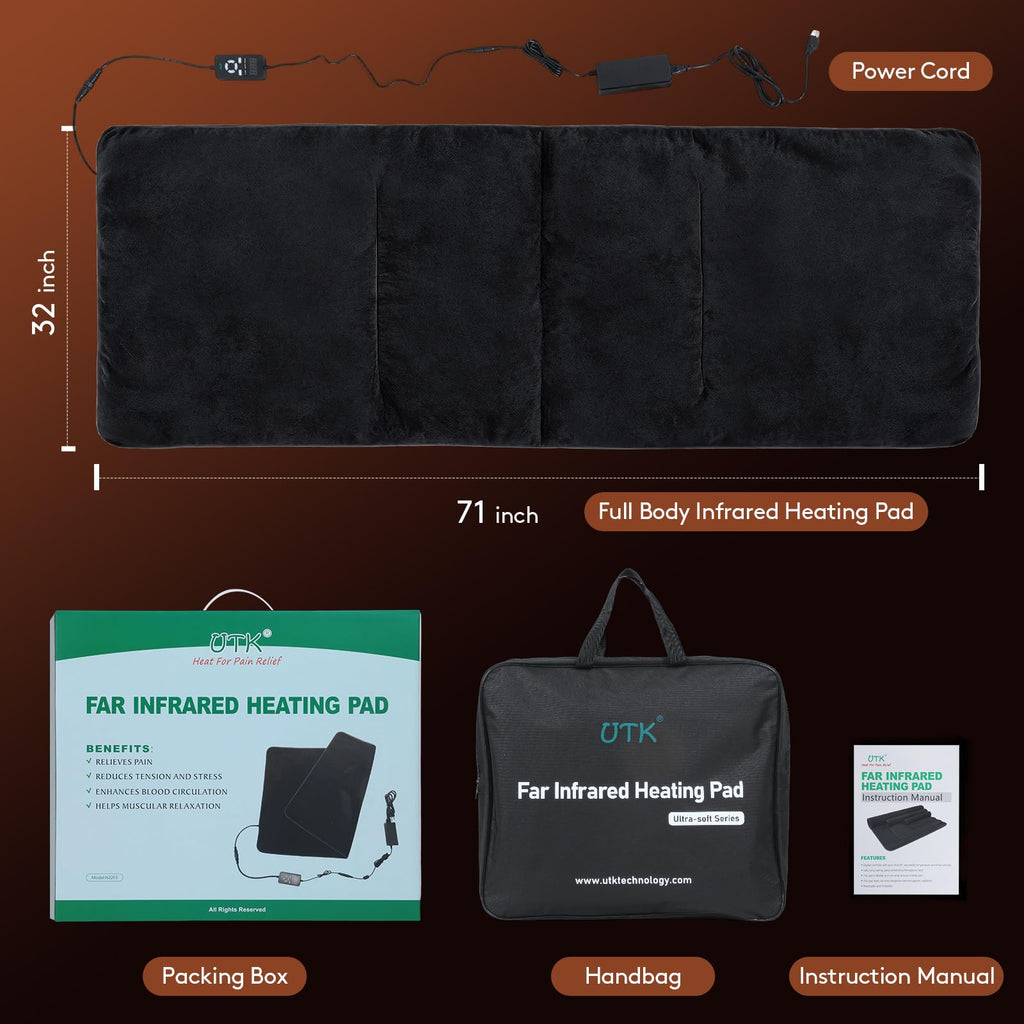 71x32 in Full Body Far Infrared Heating Pad B8420