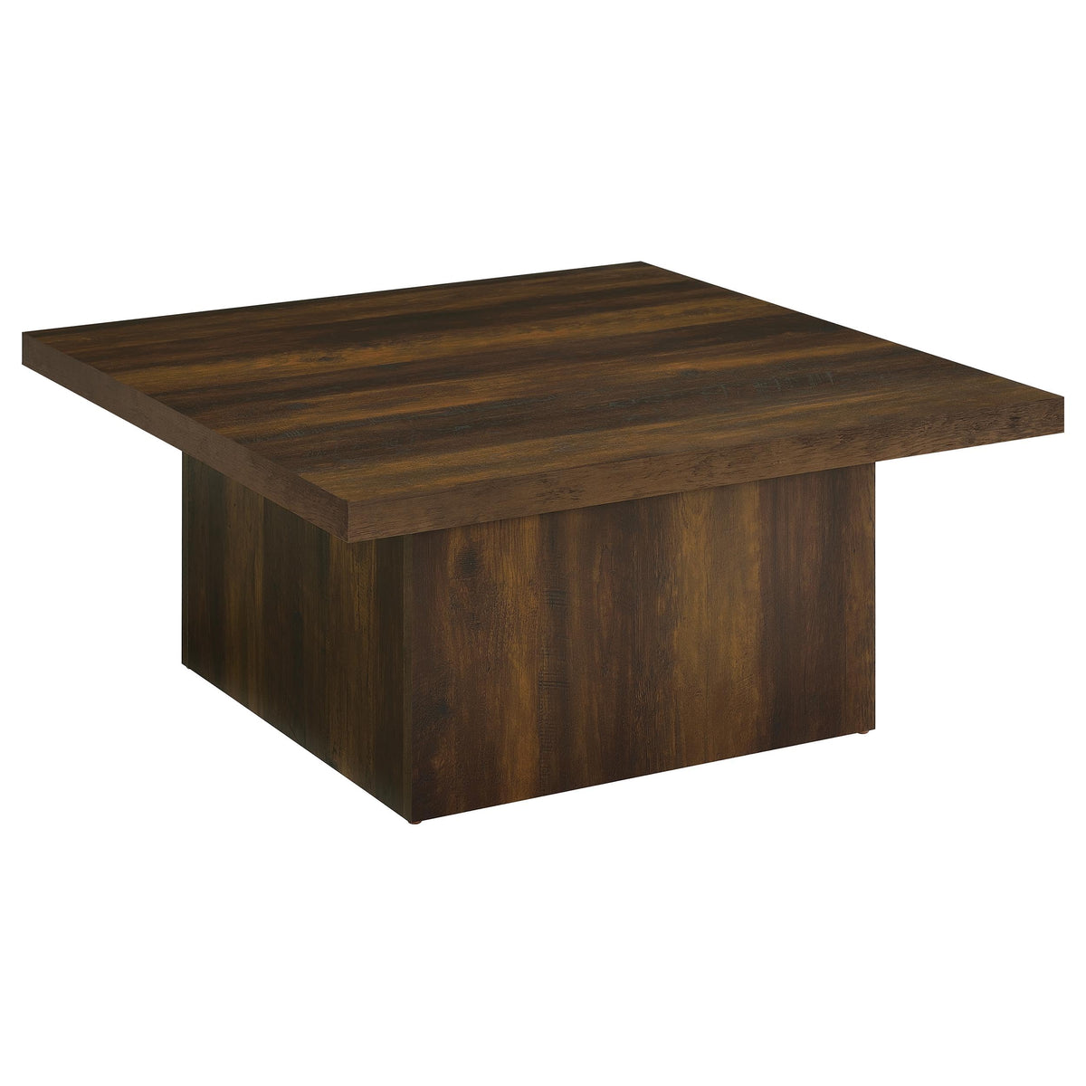 Dark Pine 2-Piece Square Coffee Table Set K464