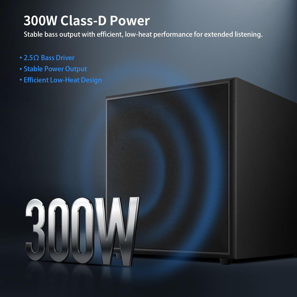 10" Powered Wireless Subwoofer S329347