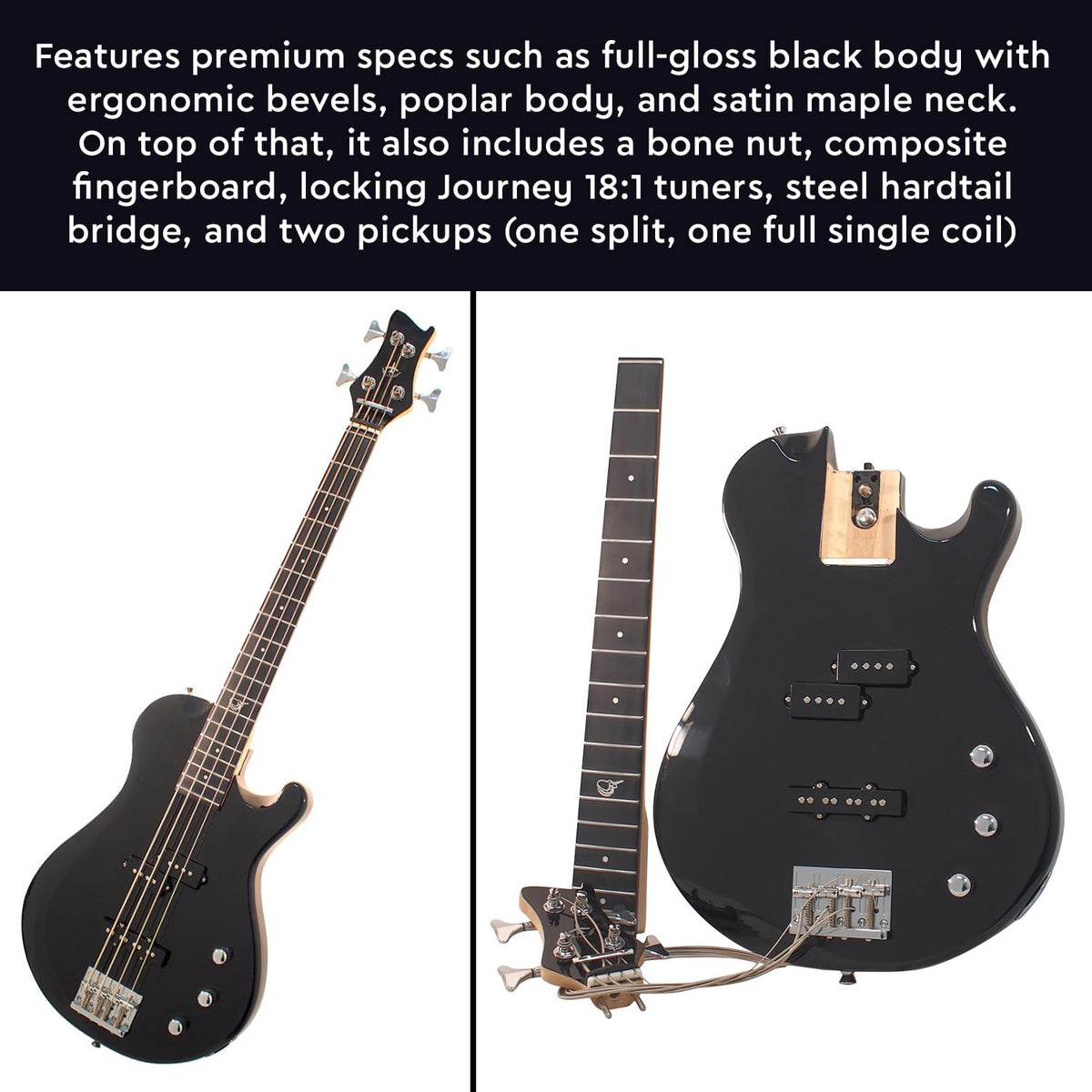 Collapsible Folding Electric Travel Guitar A230