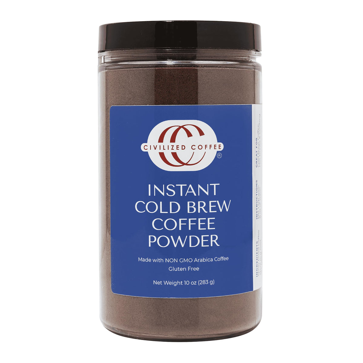 Instant Cold Brew Coffee Powder, 10 oz A7209