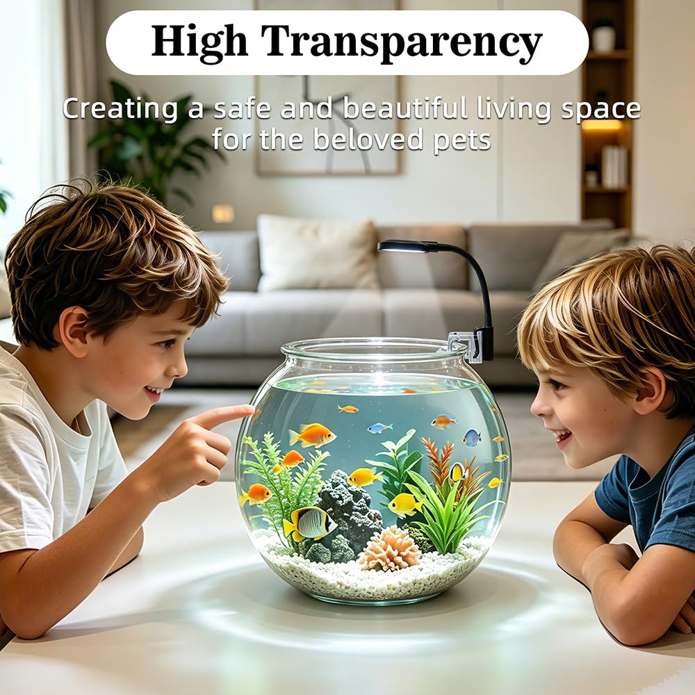 1 Gallon Plastic Aquarium Starter Kit with USB Filtration and Lighting K186