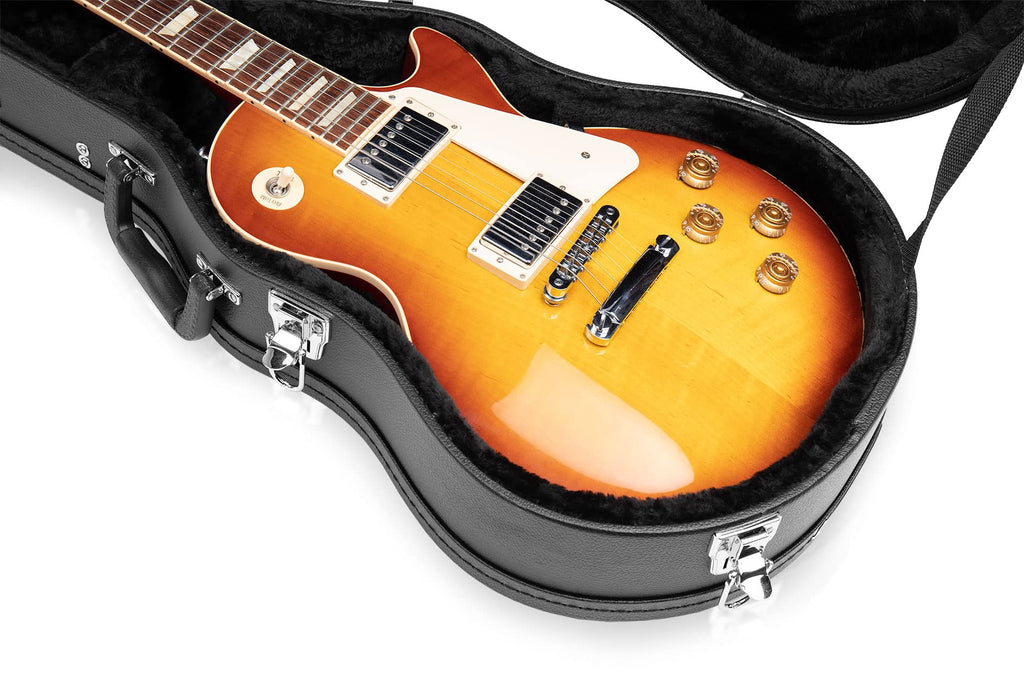 Hard-Shell Wood Case for Single-Cutaway Electric Guitars B459148