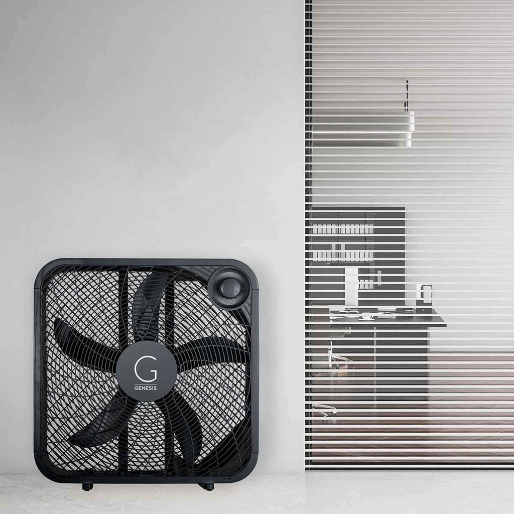 20" Box Fan, 3 Settings, Black D264394