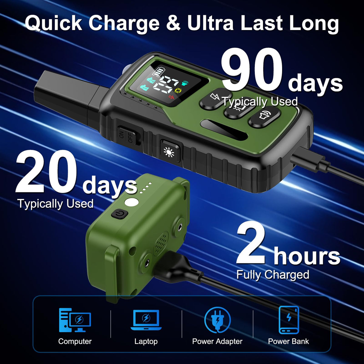 IP68 Waterproof Dog Training Collar with Remote U9700