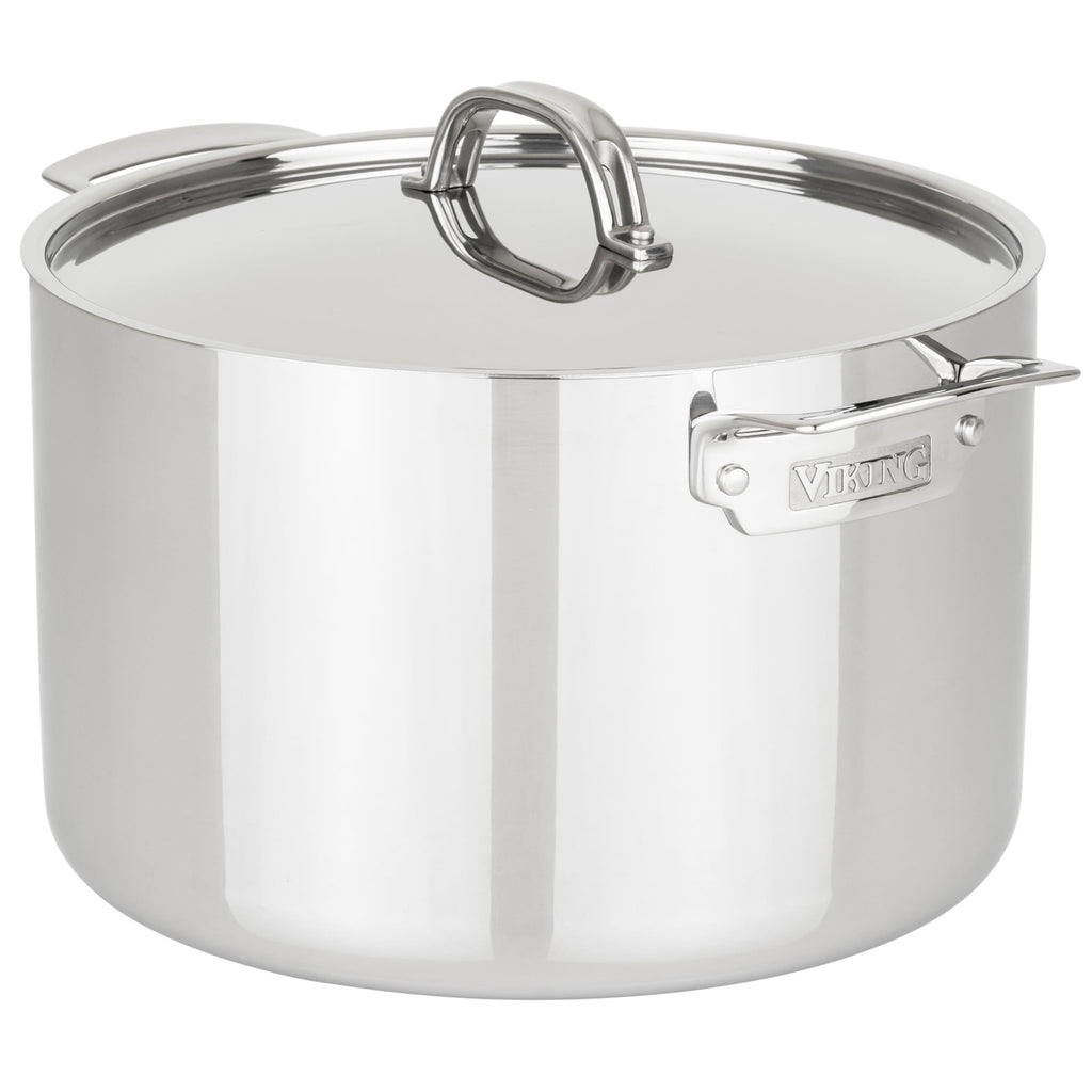 3-Ply Stainless Steel 12 Quart Stock Pot with Lid K9322