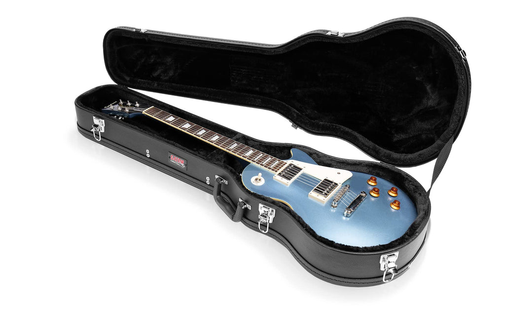 Hard-Shell Wood Case for Single-Cutaway Electric Guitars B459148