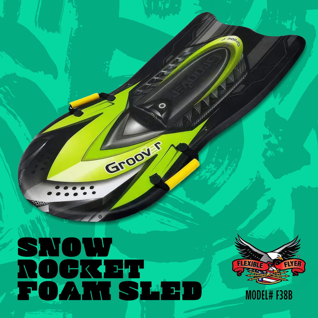 Premium Foam Snow Sled with Handles Y683638