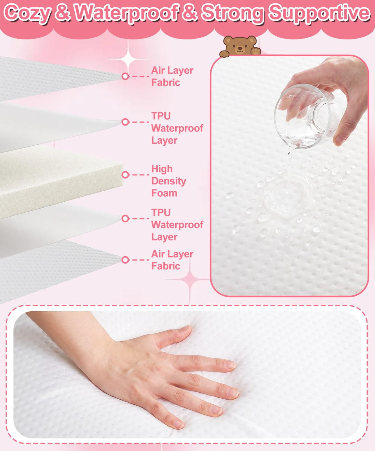 2'' Full Size Crib Mattress U405307