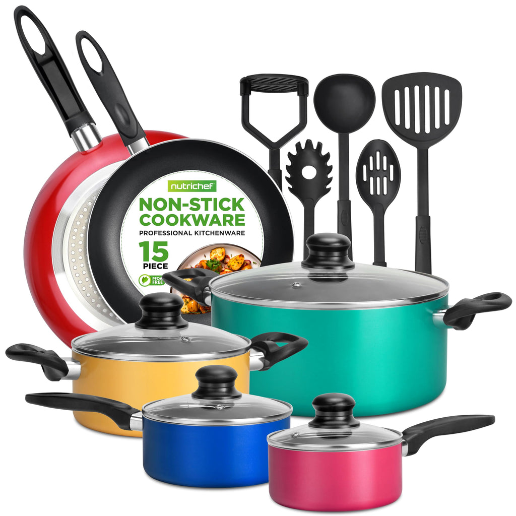 15 Piece Non Stick Cookware Set E951704