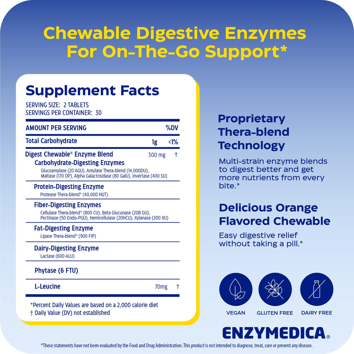 Digest Complete Chewable 60 Tablets K954078