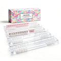 Set of 4 Clear Acrylic Mahjong Racks with Pushers H66919