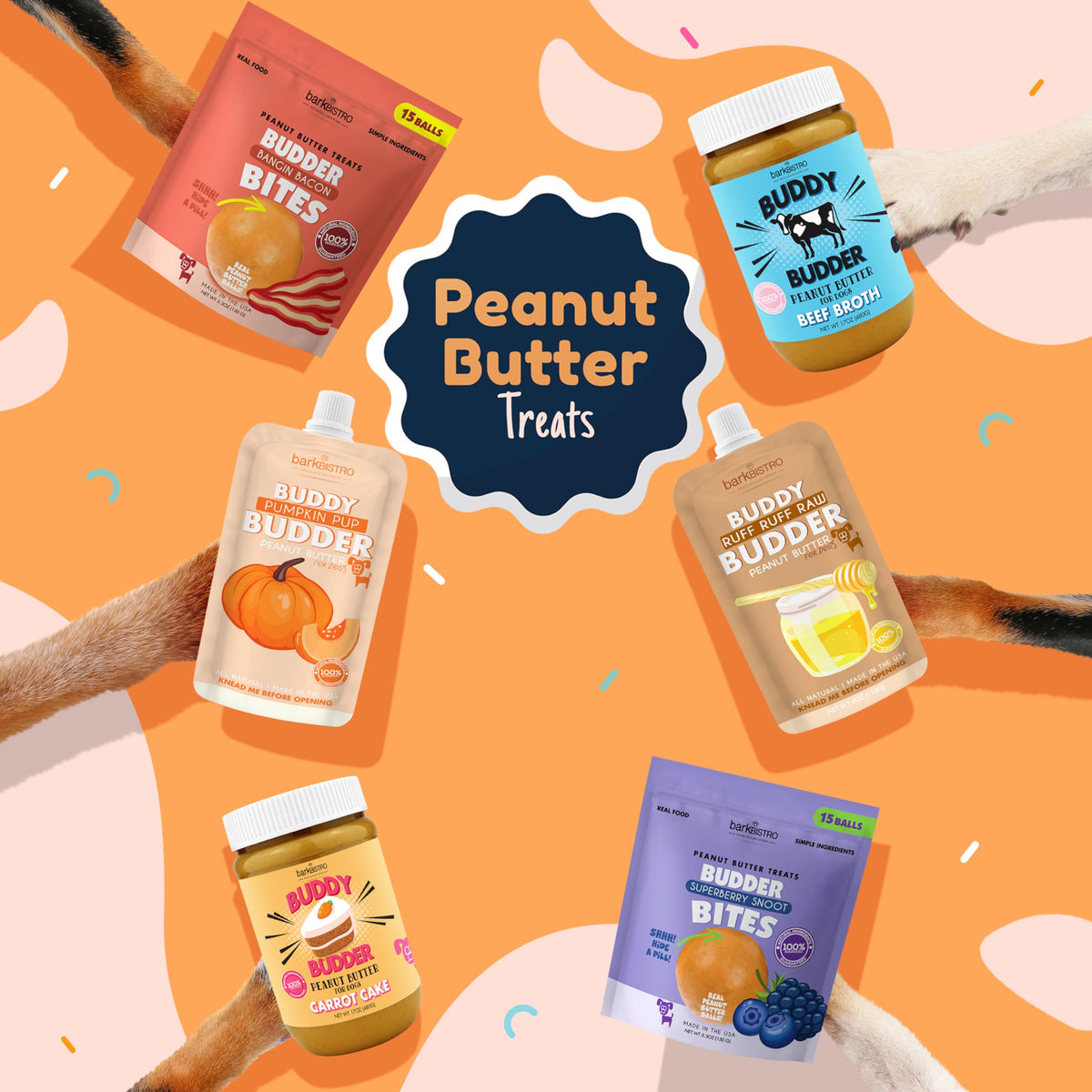 Peanut Butter for Dogs 3 Pack 4oz Squeeze Packs R3052